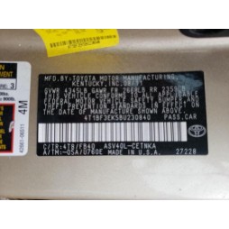 2011 TOYOTA CAMRY BASE
