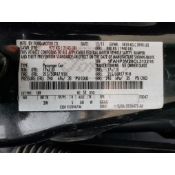 2012 FORD FOCUS SEL