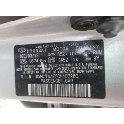 2013 HYUNDAI ACCENT GLS