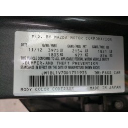 2013 MAZDA 3 I