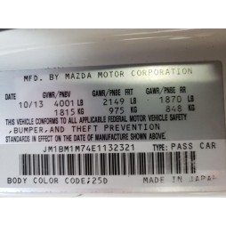 2014 MAZDA 3 GRAND TOURING