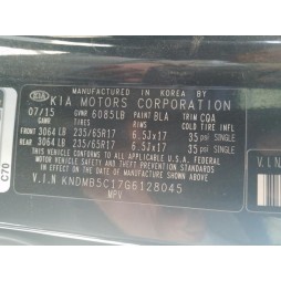 2016 KIA SEDONA LX