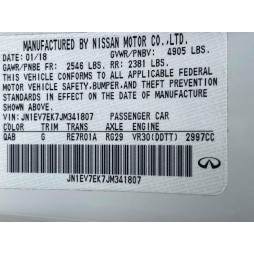 2018 INFINITI Q60 LUXE 300