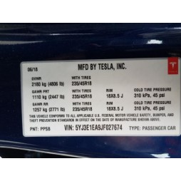 2018 TESLA MODEL 3