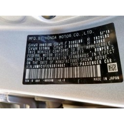 2019 HONDA CIVIC EX