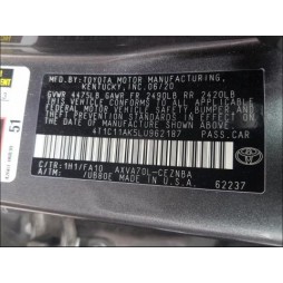 2020 TOYOTA CAMRY LE