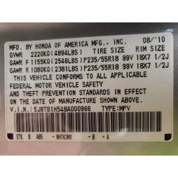 2011 ACURA RDX TECHNOLOGY