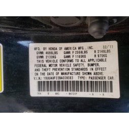 2011 ACURA TL
