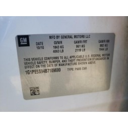 2011 CHEVROLET CRUZE LT