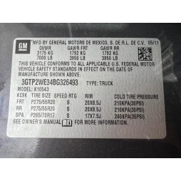 2011 GMC SIERRA K1500 SLT