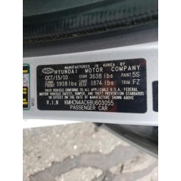 2011 HYUNDAI ACCENT GLS