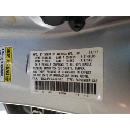 2012 ACURA TL