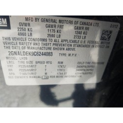 2012 CHEVROLET EQUINOX LT