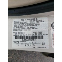 2012 FORD FUSION S