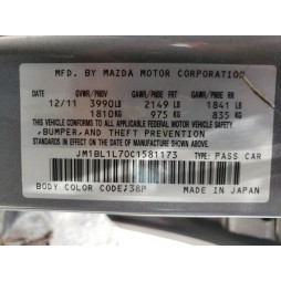 2012 MAZDA 3 I