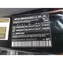 2012 MERCEDES-BENZ ML 350 4MATIC