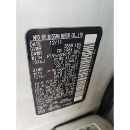 2012 NISSAN CUBE BASE