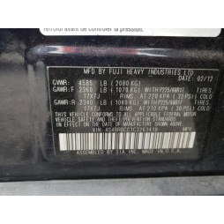 2012 SUBARU OUTBACK 2.5I PREMIUM