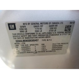 2013 CHEVROLET EQUINOX LS