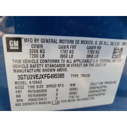 2015 GMC SIERRA K1500 SLT