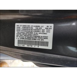 2016 HONDA ODYSSEY SE