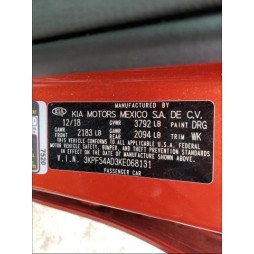 2019 KIA FORTE EX