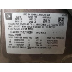 2011 BUICK ENCLAVE CXL