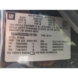 2011 BUICK ENCLAVE CXL