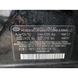 2011 HYUNDAI SONATA SE