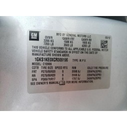 2012 GMC YUKON XL C1500 SLT