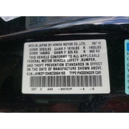 2012 HONDA CR-Z