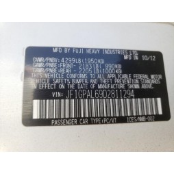 2013 SUBARU IMPREZA SPORT PREMIUM