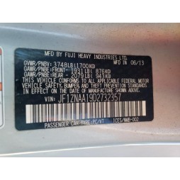 2013 TOYOTA SCION FR-S