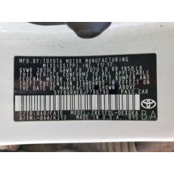 2018 TOYOTA COROLLA L
