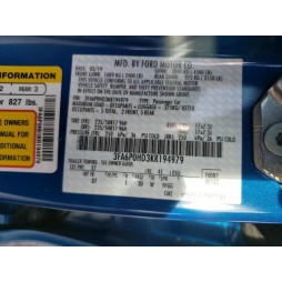 2019 FORD FUSION SE