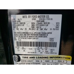 2011 FORD F150 SUPERCREW