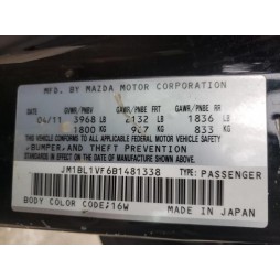 2011 MAZDA 3 I
