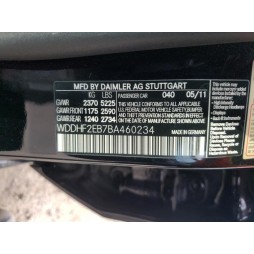2011 MERCEDES-BENZ E 350 BLUETEC