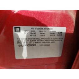 2012 CHEVROLET CRUZE ECO