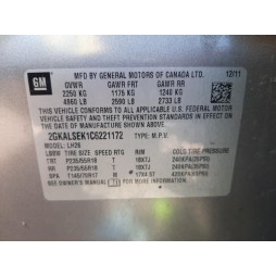 2012 GMC TERRAIN SLE