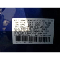 2012 HONDA FIT