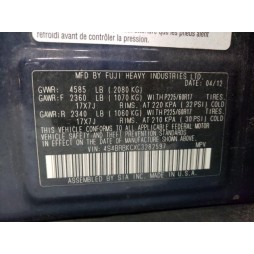 2012 SUBARU OUTBACK 2.5I LIMITED