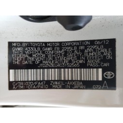 2012 TOYOTA PRIUS V