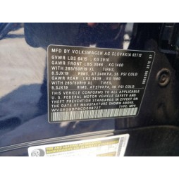 2012 VOLKSWAGEN TOUAREG HYBRID