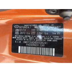 2013 HYUNDAI VELOSTER