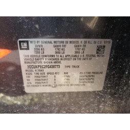 2015 CHEVROLET SILVERADO K1500