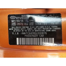 2016 HYUNDAI VELOSTER