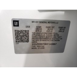 2019 CHEVROLET MALIBU LT