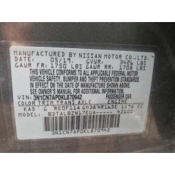 2019 NISSAN VERSA S