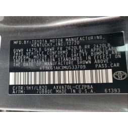 2021 TOYOTA CAMRY XSE